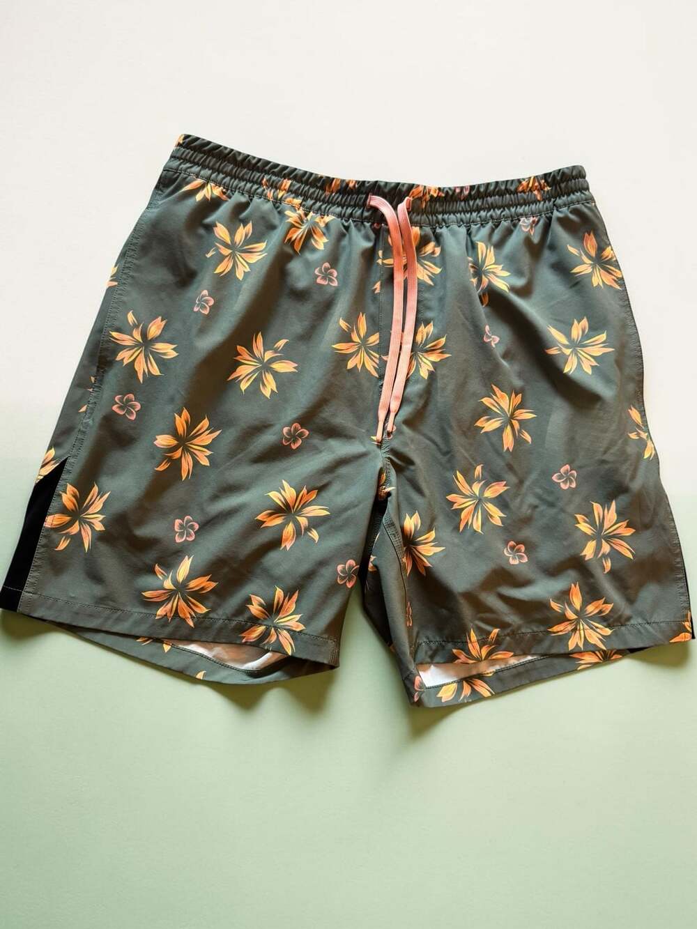 Reellife Floral Print Performance Swim Shorts Size XL